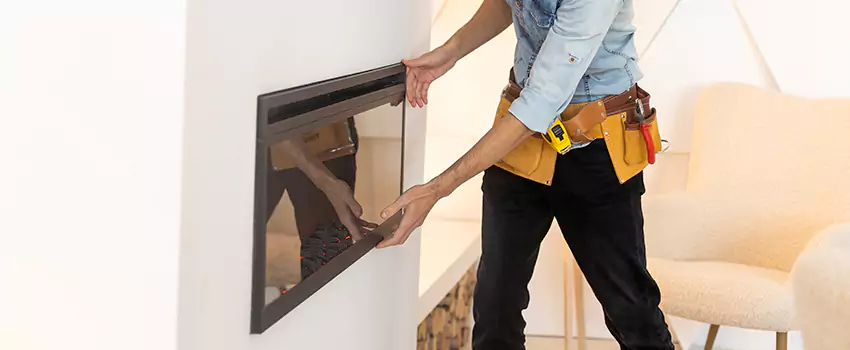 Metal Fireplace Installation in Germantown, Wisconsin
