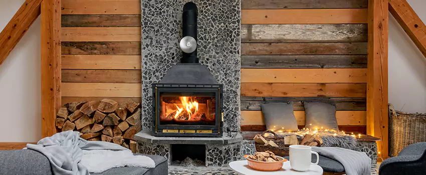 Thelin Hearth Products Direct Vent Gas Stove Fireplace Inspection in Germantown, Wisconsin